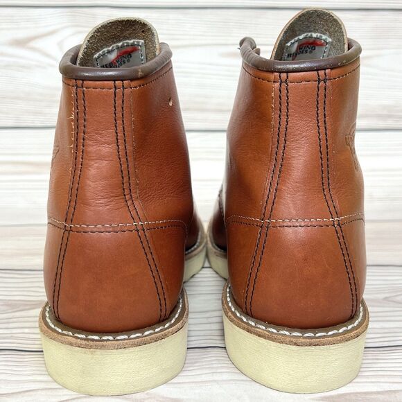 Red Wing Heritage 8875 Irish Setter Mens 4E Moc-Toe Work Boot 6" Oro Russet USA - Picture 8 of 16